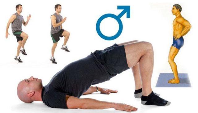 Зарядка для потенции мужчин: комплекс упражнений, польза, видео
